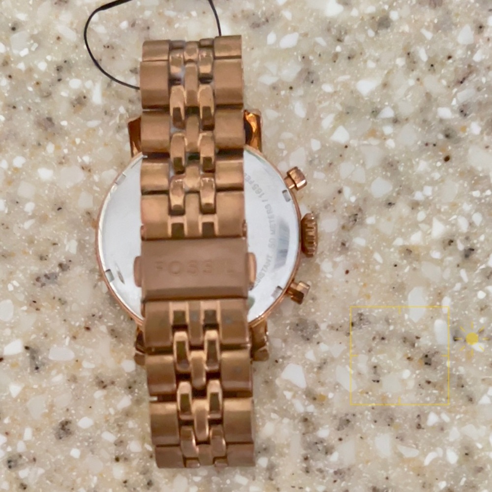FOSSIL F2 Watch ES-1944 ROSE GOLD WATCH - Picture 8 of 9